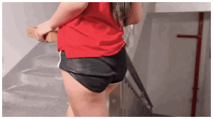 阿朱私拍披萨店送餐员